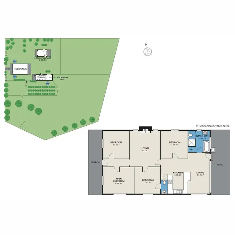 Floorplan of Homely rural property listing, 35-37 Congewai Road, Paxton NSW 2325