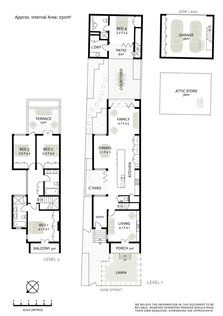 Floorplan of Homely house listing, 13 Gow Street, Balmain NSW 2041