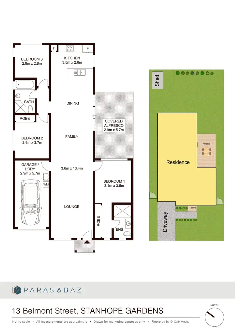 Floorplan of Homely house listing, 13 Belmont Street, Stanhope Gardens NSW 2768