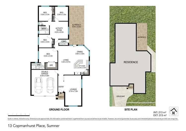 Floorplan of Homely house listing, 13 Copmanhurst Place, Sumner QLD 4074