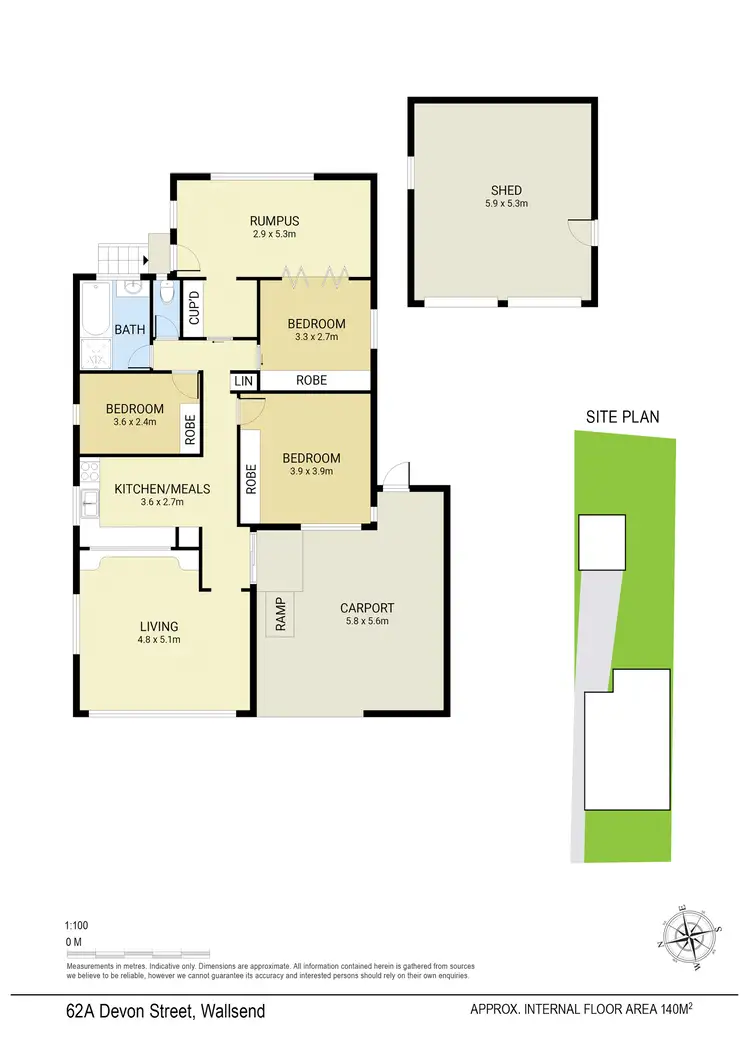 Floorplan of Homely house listing, 62A Devon Street, Wallsend NSW 2287