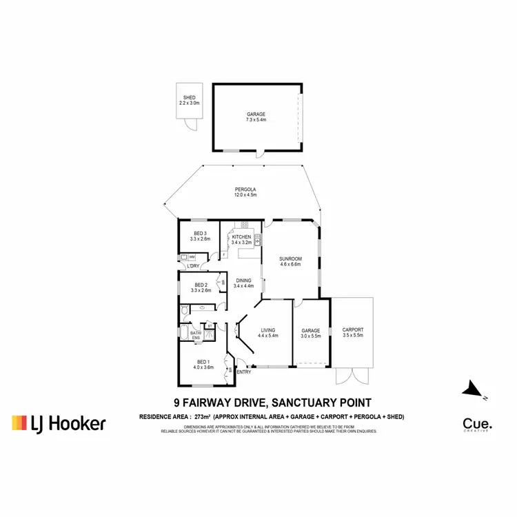 Floorplan of Homely house listing, 9 Fairway Drive, Sanctuary Point NSW 2540