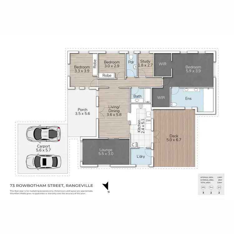 Floorplan of Homely house listing, 73 Rowbotham Street, Rangeville QLD 4350