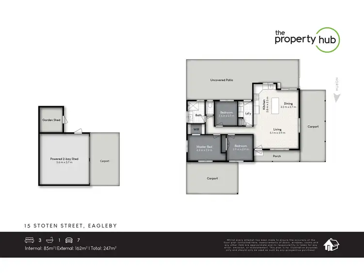 Floorplan of Homely house listing, 15 Stoten Street, Eagleby QLD 4207