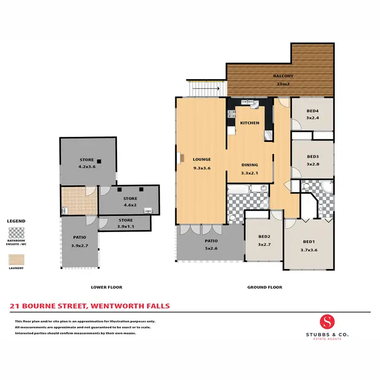 Floorplan of Homely house listing, 21 Bourne Street, Wentworth Falls NSW 2782