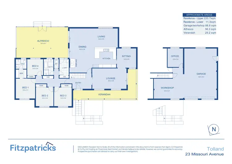 Floorplan of Homely house listing, 23 Missouri Avenue, Tolland NSW 2650