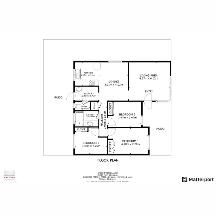 Floorplan of Homely house listing, 9 Claughton Way, Bassendean WA 6054