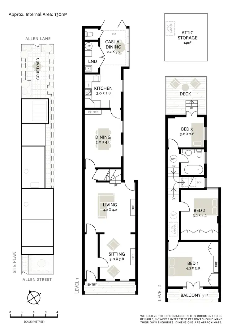 Floorplan of Homely terrace listing, 8 Allen Street, Glebe NSW 2037