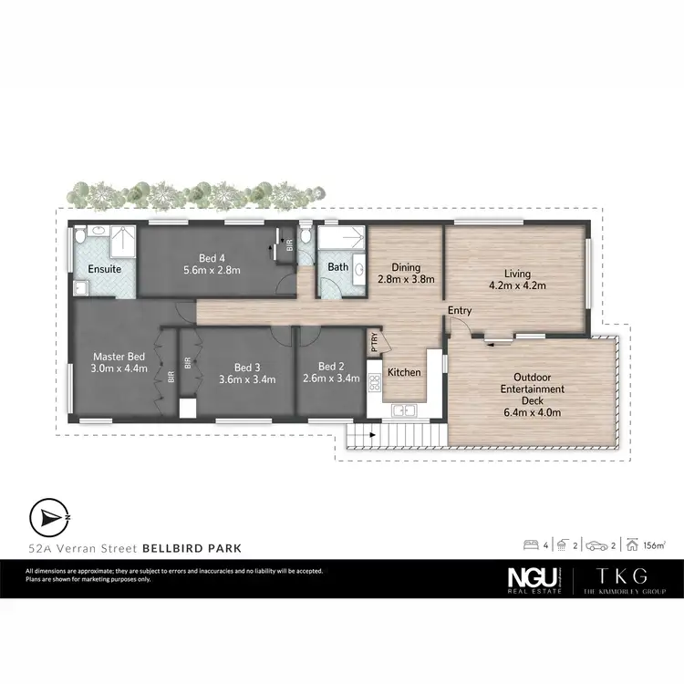 Floorplan of Homely house listing, 52A Verran Street, Bellbird Park QLD 4300