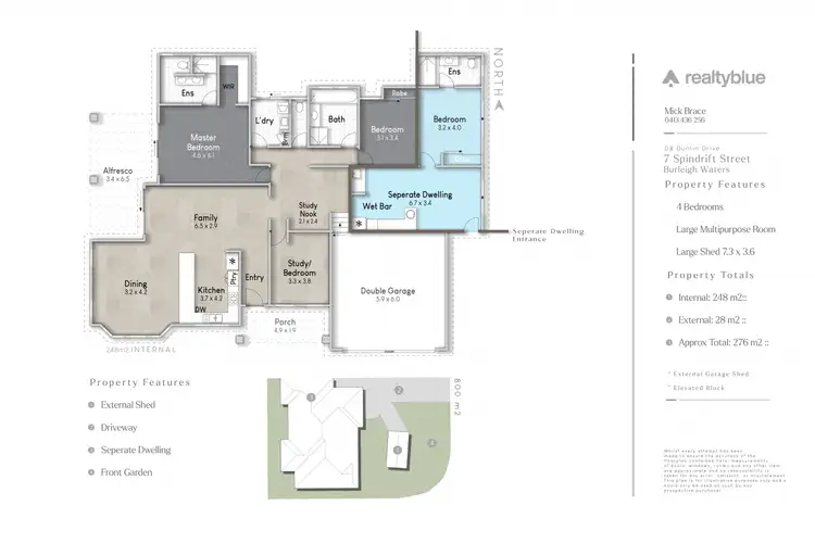 Floorplan of Homely house listing, 7 Spindrift Street, Burleigh Waters QLD 4220