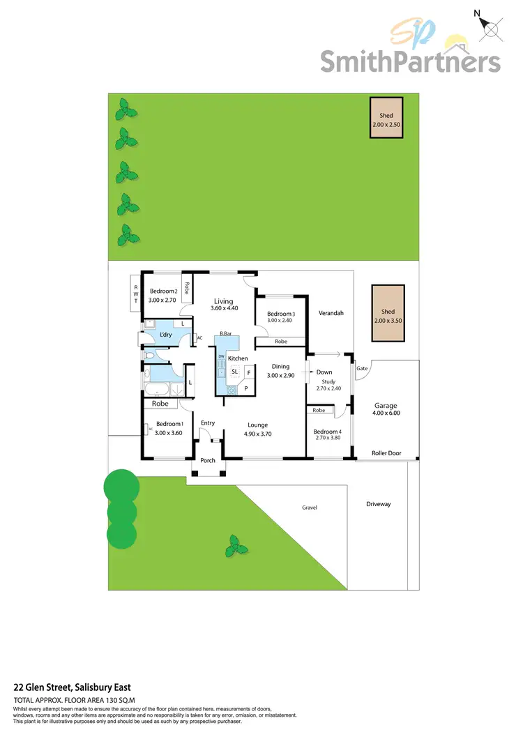 Floorplan of Homely house listing, 22 Glen Street, Salisbury East SA 5109