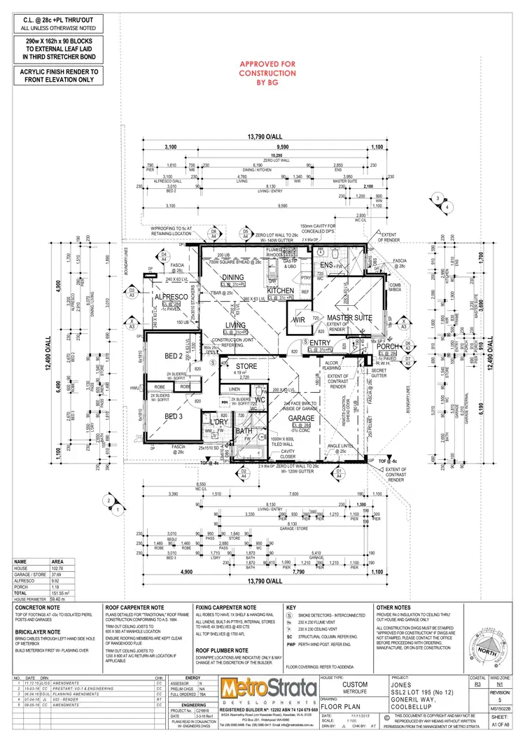 Floorplan of Homely house listing, 12b Goneril Way, Coolbellup WA 6163