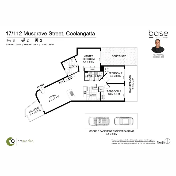 Floorplan of Homely apartment listing, 17/112 Musgrave Street, Coolangatta QLD 4225