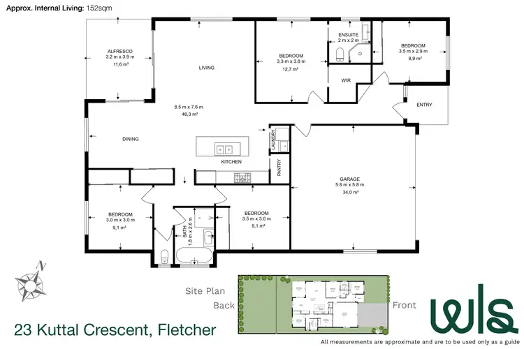 Floorplan of Homely house listing, 23 Kuttal Crescent, Fletcher NSW 2287