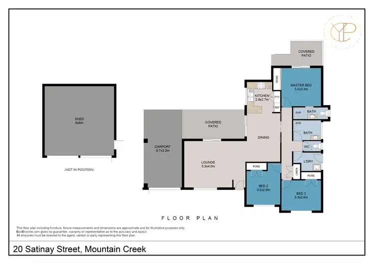 Floorplan of Homely house listing, 20 Satinay Street, Mountain Creek QLD 4557