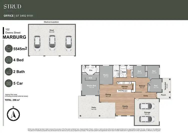 Floorplan of Homely house listing, 102 Owens Street, Marburg QLD 4346