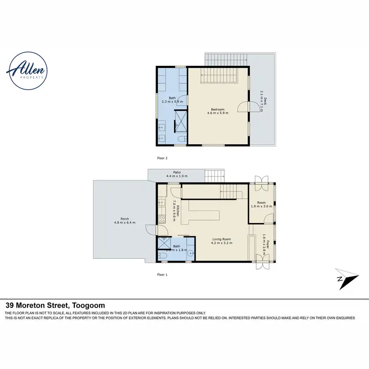 Floorplan of Homely house listing, 39 Moreton Street, Toogoom QLD 4655
