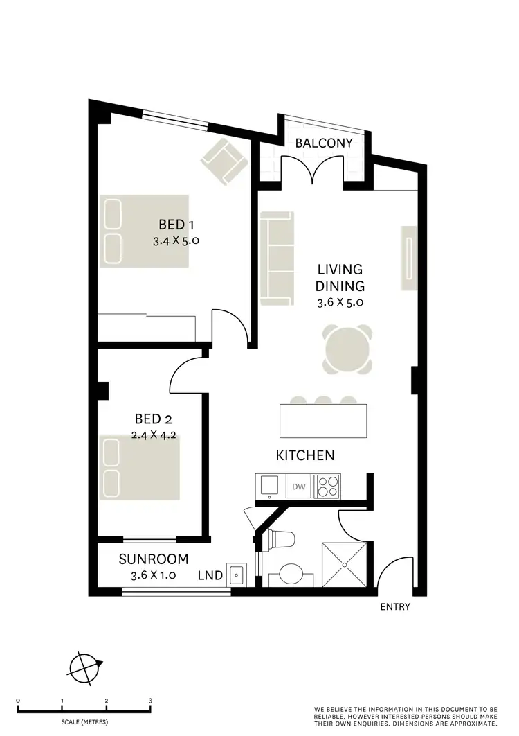 Floorplan of Homely apartment listing, 15/136 Darlinghurst Road, Darlinghurst NSW 2010