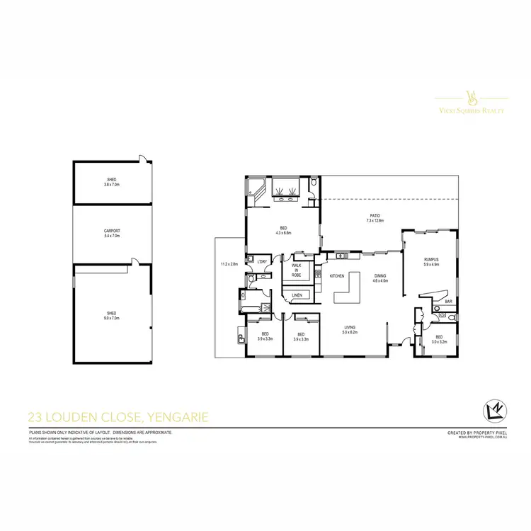 Floorplan of Homely house listing, 23 Louden Close, Yengarie QLD 4650