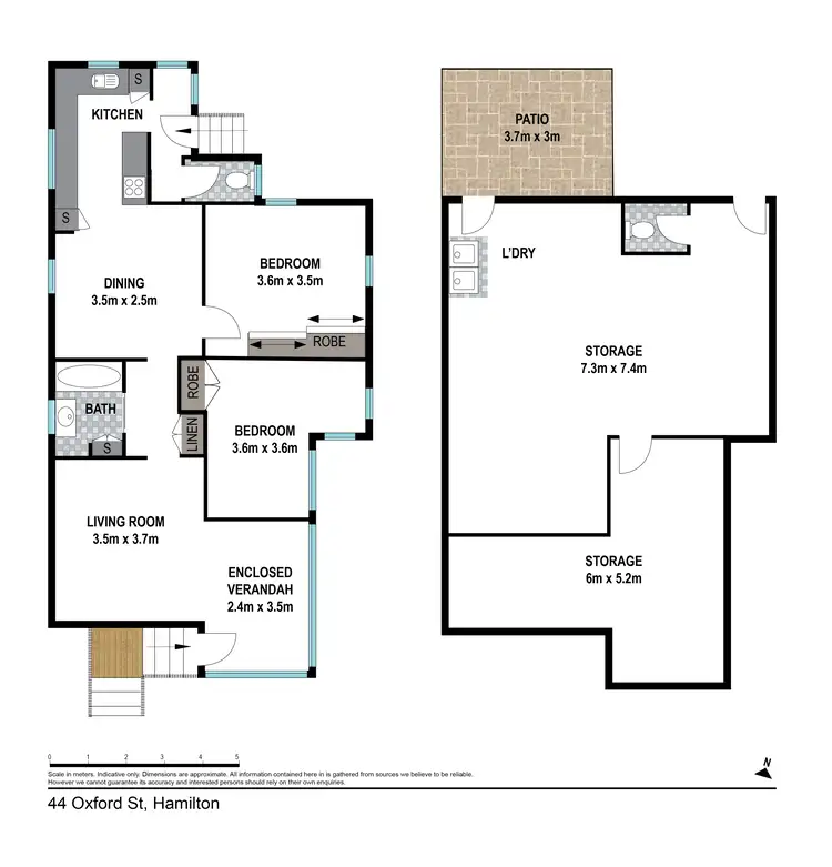 Floorplan of Homely house listing, 44 Oxford Street, Hamilton QLD 4007