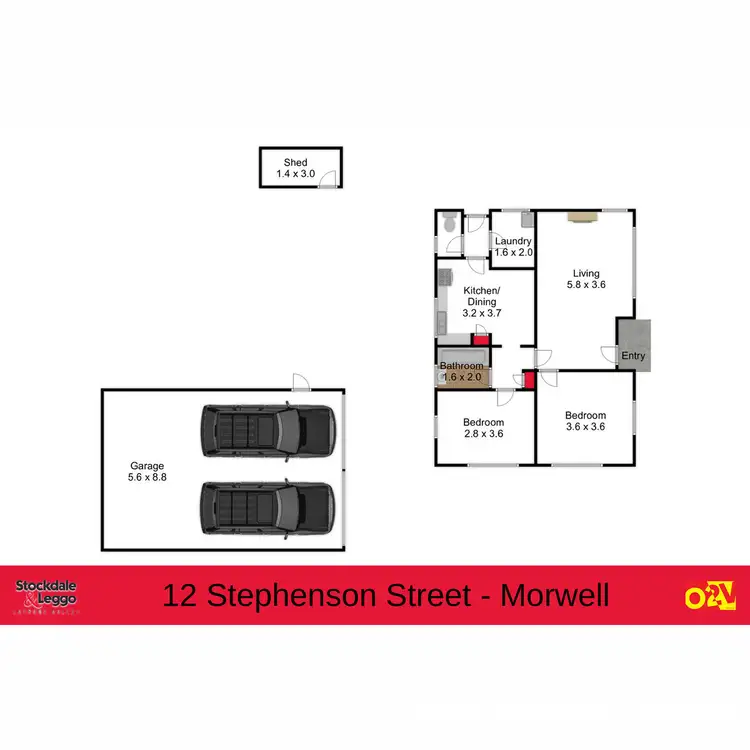 Floorplan of Homely house listing, 12 Stephenson Street, Morwell VIC 3840