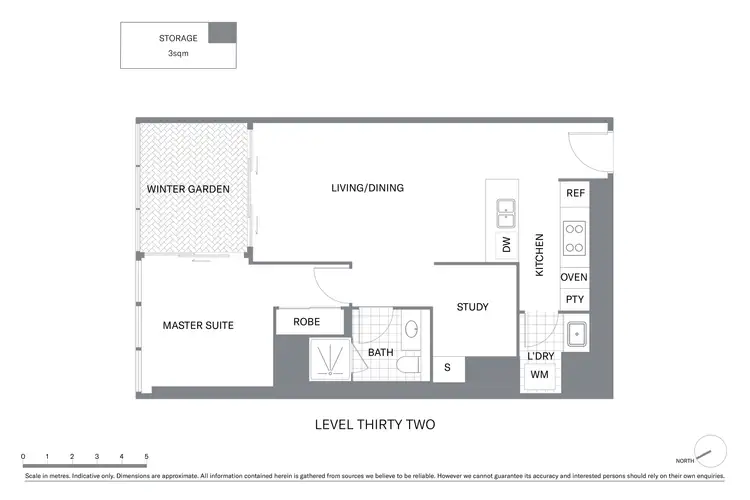 Floorplan of Homely apartment listing, 32C/88 Barangaroo Avenue, Barangaroo NSW 2000