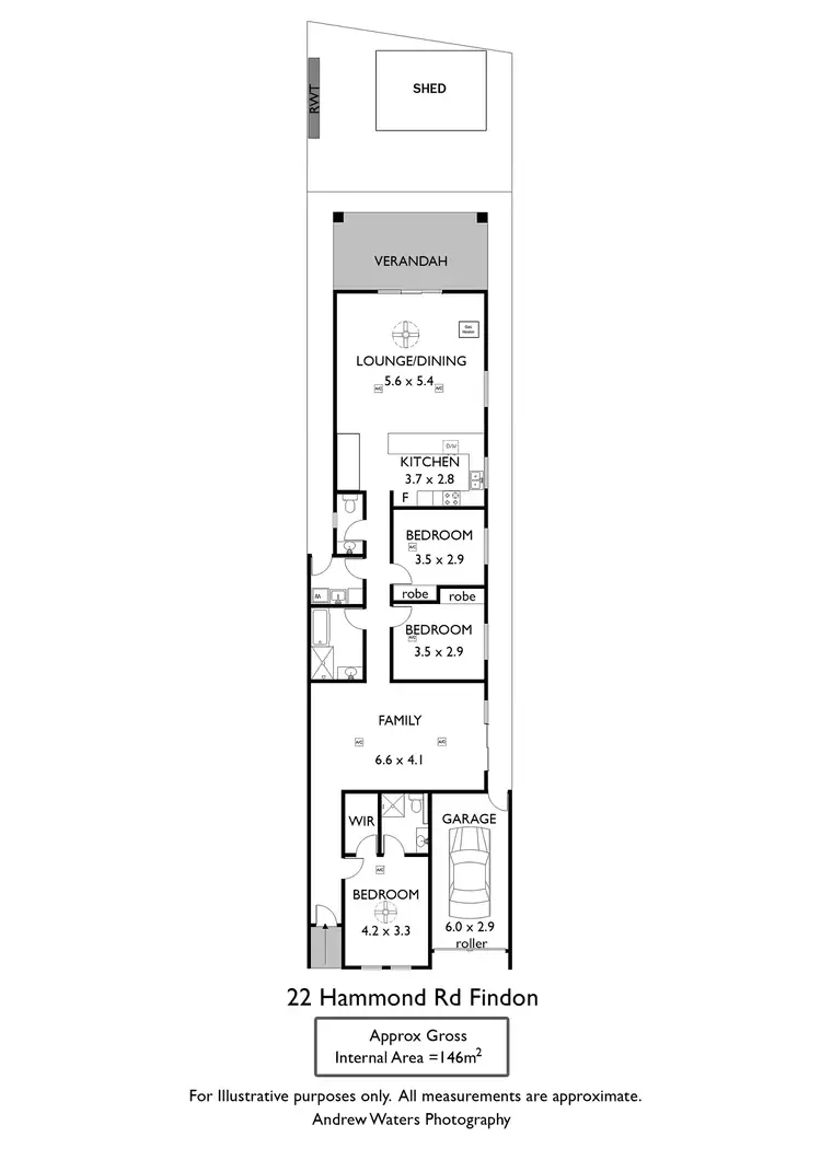 Floorplan of Homely house listing, 22 Hammond Road, Findon SA 5023