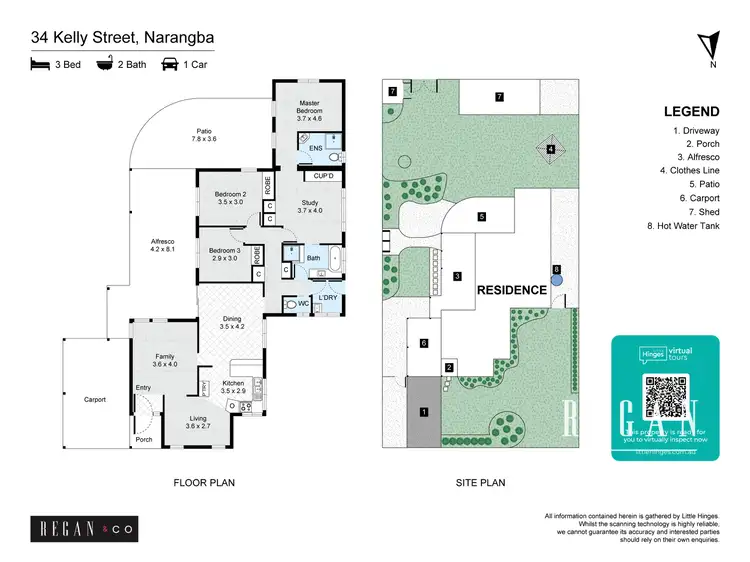 Floorplan of Homely house listing, 34 Kelly Street, Narangba QLD 4504