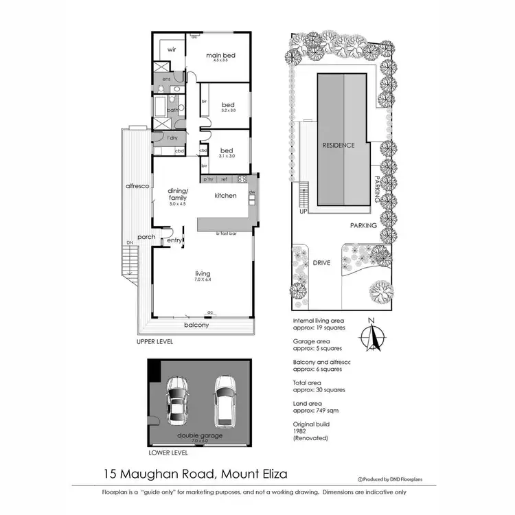 Floorplan of Homely house listing, 15 Maughan Road, Mount Eliza VIC 3930