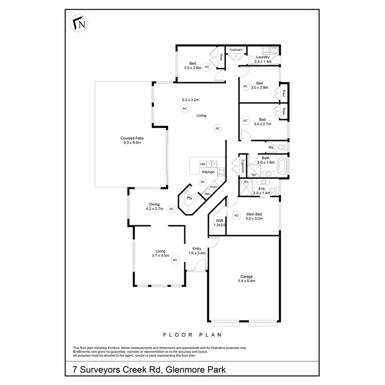 Floorplan of Homely house listing, 7 Surveyors Creek Road, Glenmore Park NSW 2745