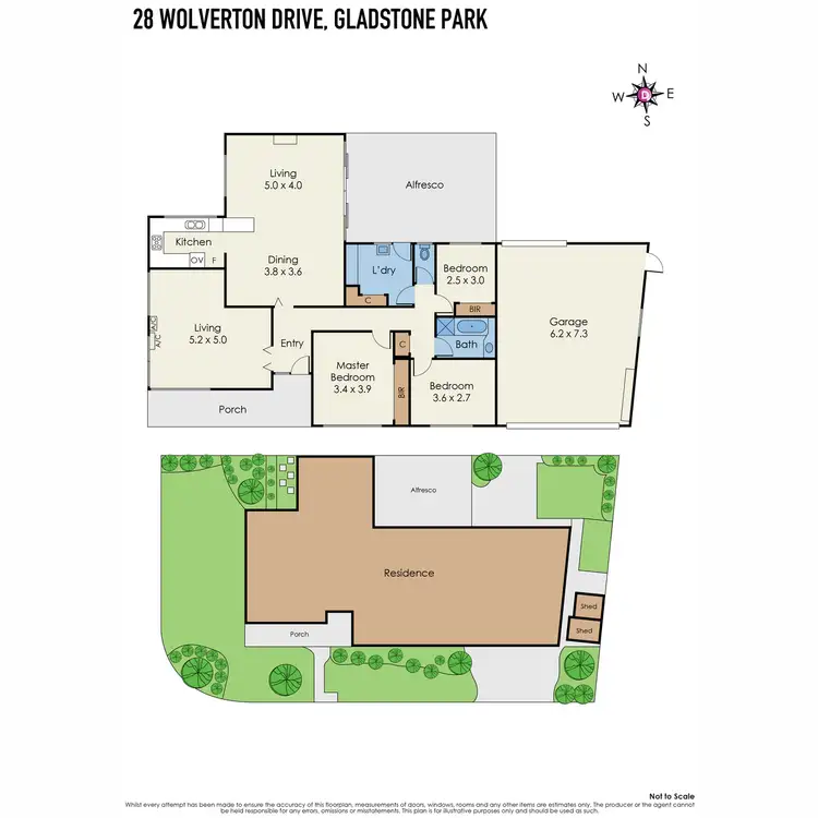 Floorplan of Homely house listing, 28 Wolverton Drive, Gladstone Park VIC 3043