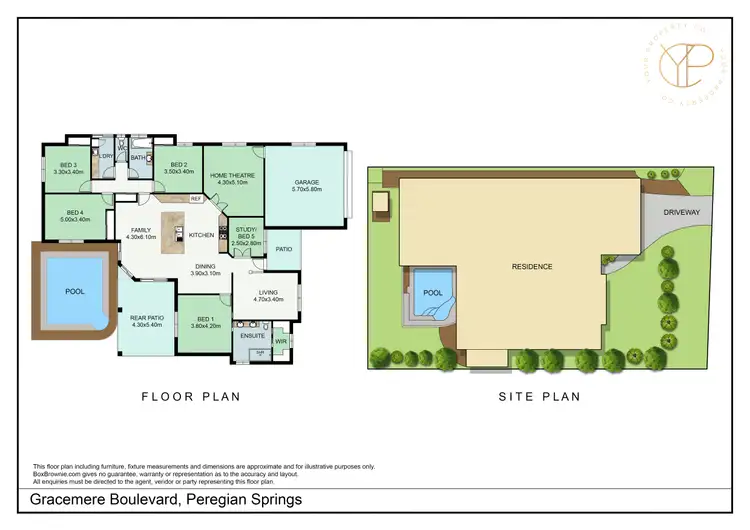 Floorplan of Homely house listing, 3 Gracemere Boulevard, Peregian Springs QLD 4573