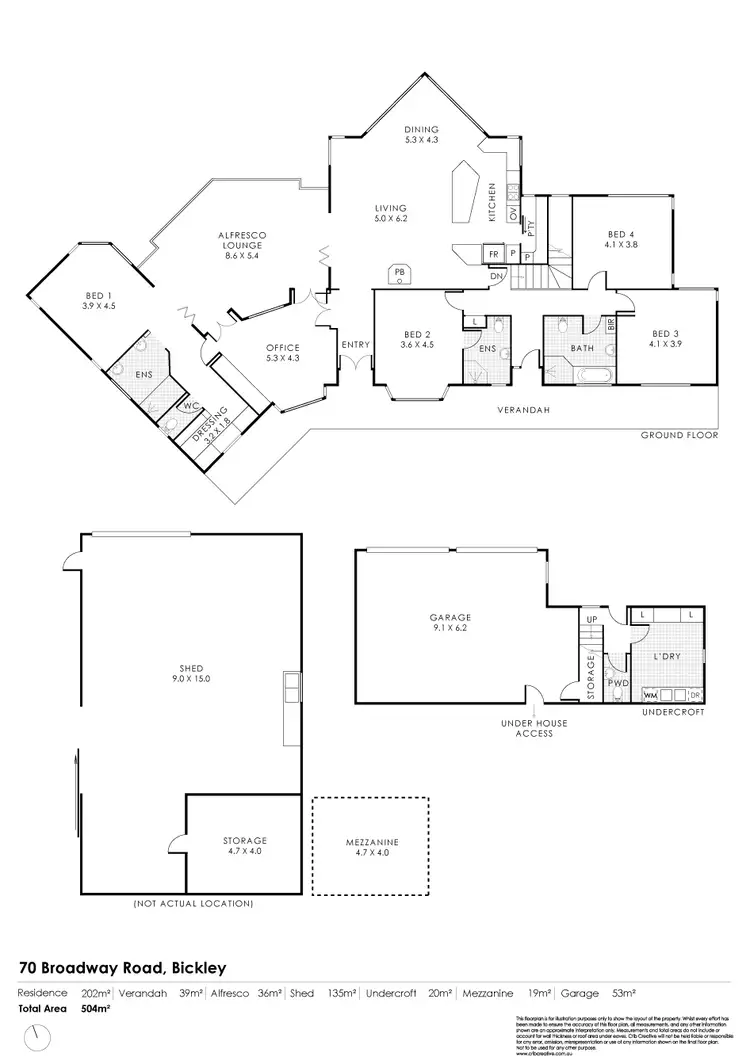 Floorplan of Homely house listing, 70 Broadway Road, Bickley WA 6076