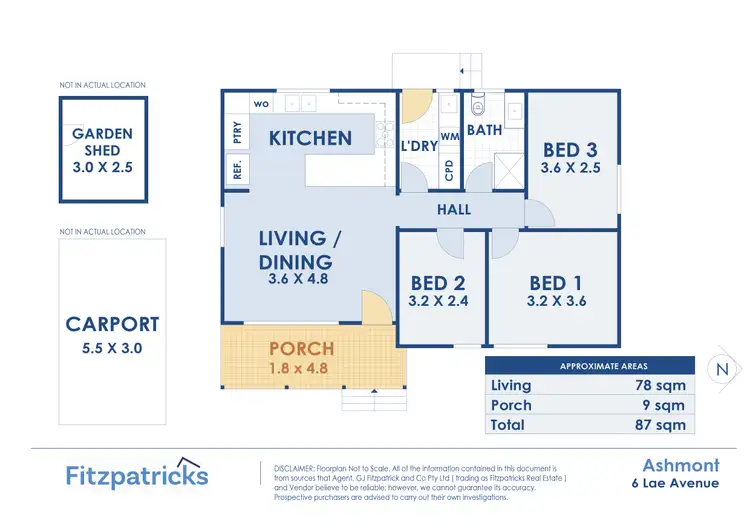 Floorplan of Homely house listing, 6 Lae Avenue, Ashmont NSW 2650