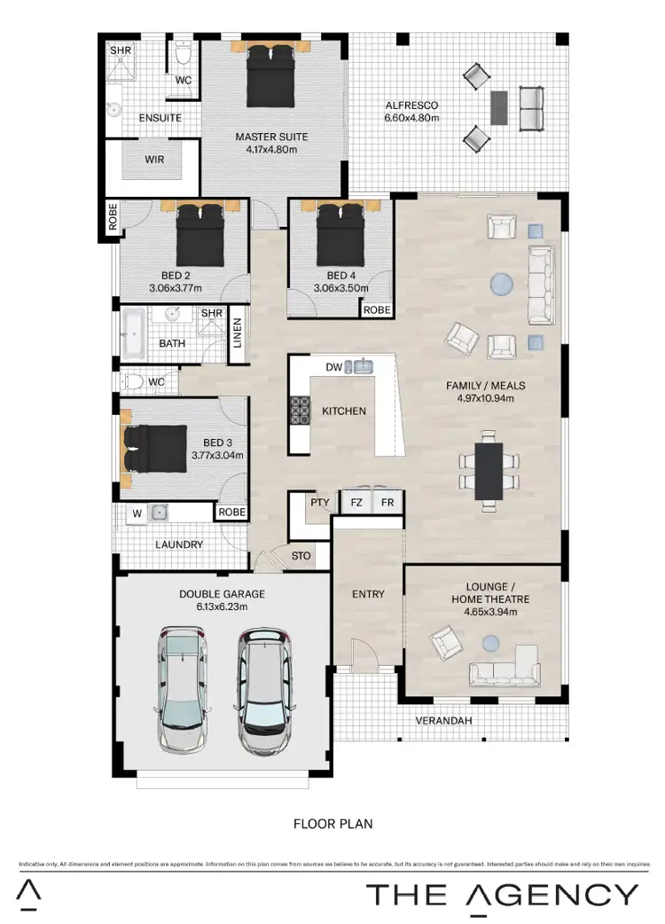 Floorplan of Homely house listing, 2 Hewlett Turn, Tapping WA 6065