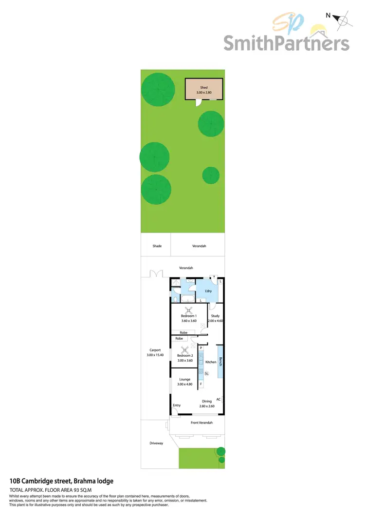 Floorplan of Homely house listing, 10B Cambridge Street, Brahma Lodge SA 5109