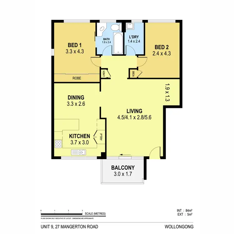 Floorplan of Homely unit listing, 9/27 Mangerton Road, Wollongong NSW 2500