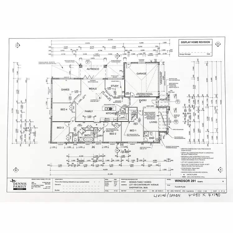 Floorplan of Homely house listing, 39 Canterbury Avenue, Shepparton VIC 3630