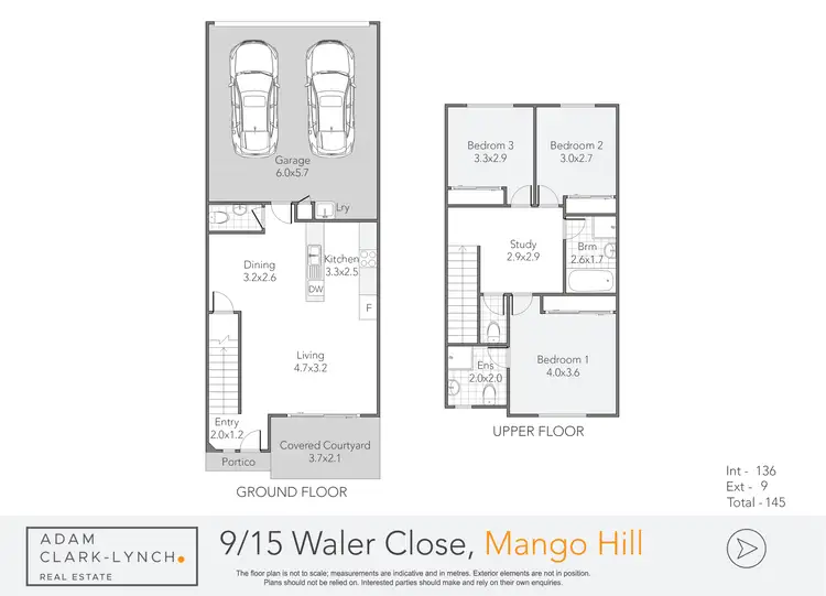 Floorplan of Homely townhouse listing, 9/15 Waler Close, Mango Hill QLD 4509