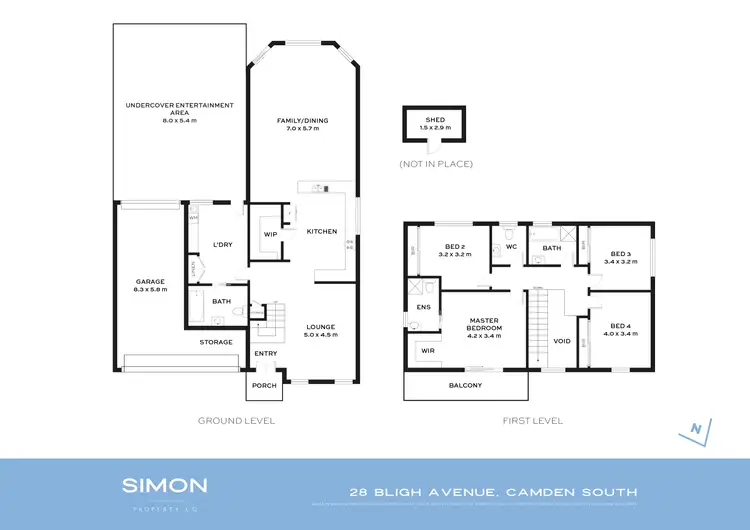 Floorplan of Homely house listing, 28 Bligh Avenue, Camden South NSW 2570