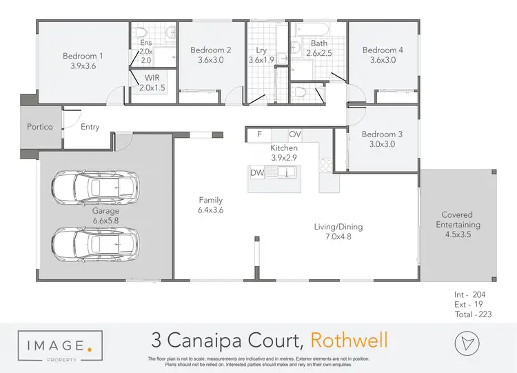 Floorplan of Homely house listing, 3 Canaipa Court, Rothwell QLD 4022
