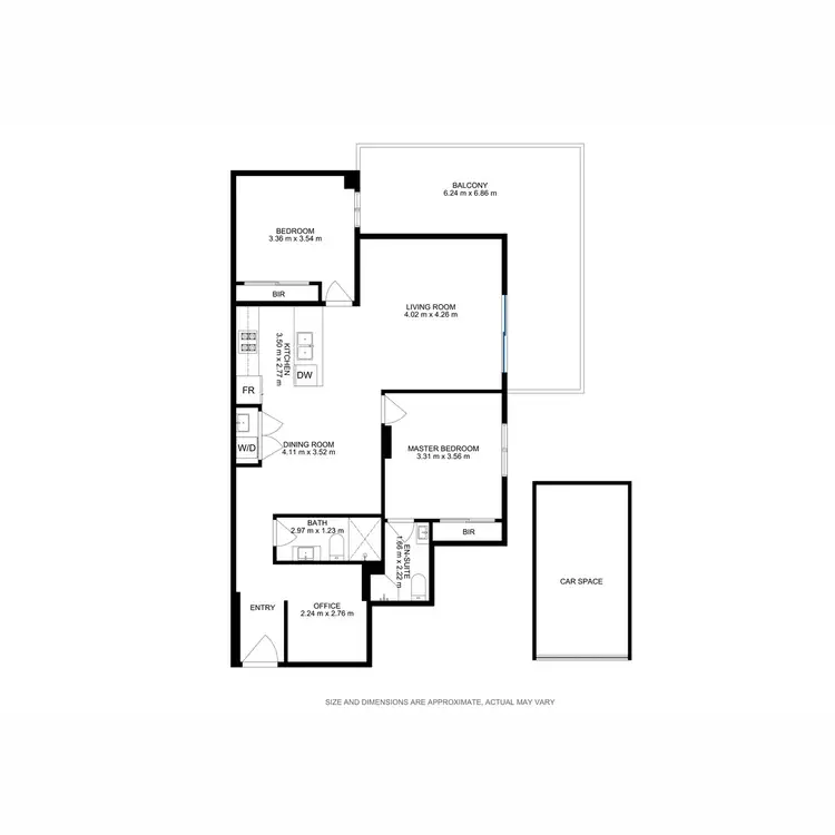 Floorplan of Homely apartment listing, i215/81-86 Courallie Avenue, Homebush West NSW 2140