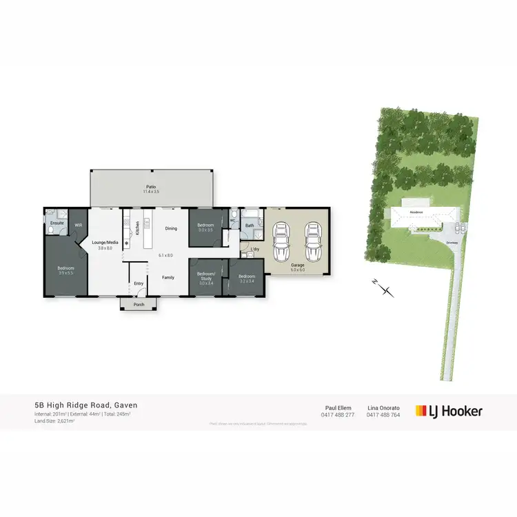 Floorplan of Homely house listing, 5B High Ridge Road, Gaven QLD 4211