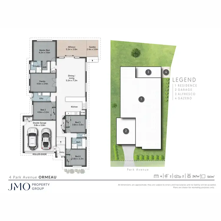 Floorplan of Homely house listing, 4 Park Avenue, Ormeau QLD 4208