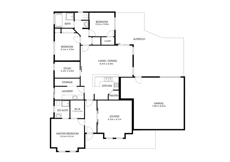 Floorplan of Homely house listing, 9 Jarrah Court, East Albury NSW 2640