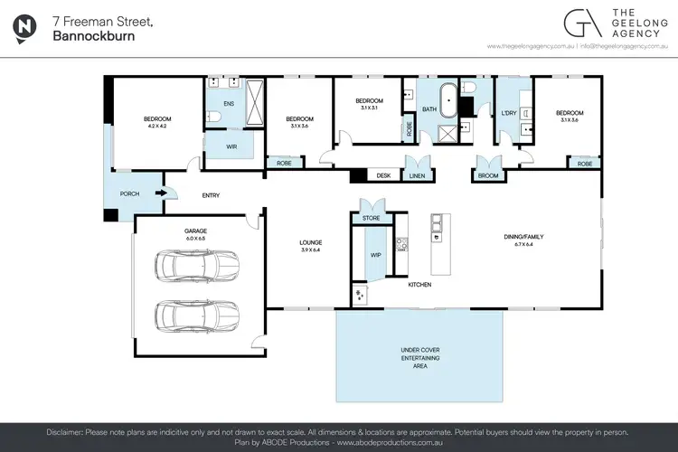 Floorplan of Homely house listing, 7 Freeman Street, Bannockburn VIC 3331