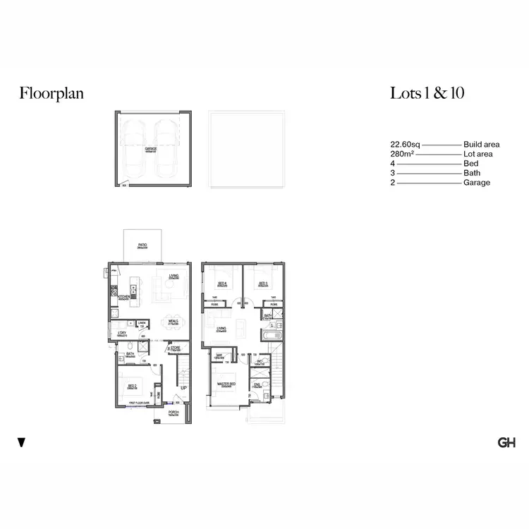 Floorplan of Homely townhouse listing, Lot 1 Cormorant Way, Torquay VIC 3228