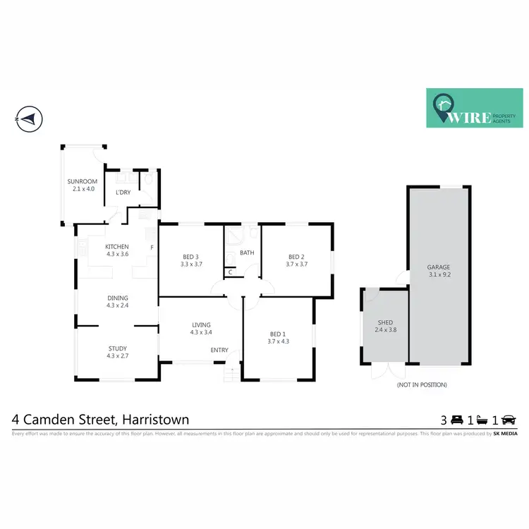 Floorplan of Homely house listing, 4 Camden Street, Harristown QLD 4350