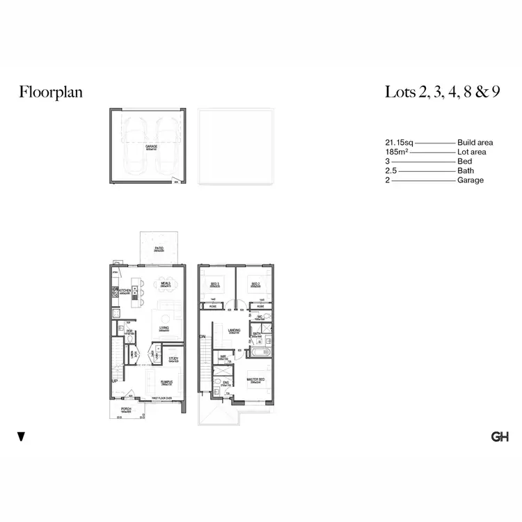 Floorplan of Homely townhouse listing, Lot 8 Cormorant Way, Torquay VIC 3228
