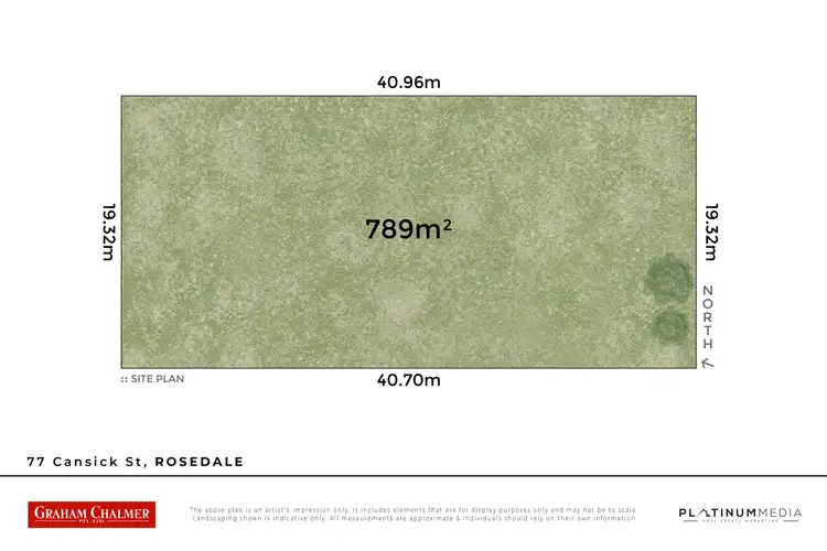 Floorplan of Homely land listing, 77 Cansick Street, Rosedale VIC 3847